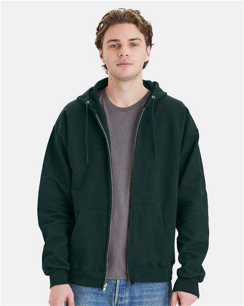 Hanes F280 - Unisex Ultimate Cotton® Full-Zip Hooded Sweatshirt