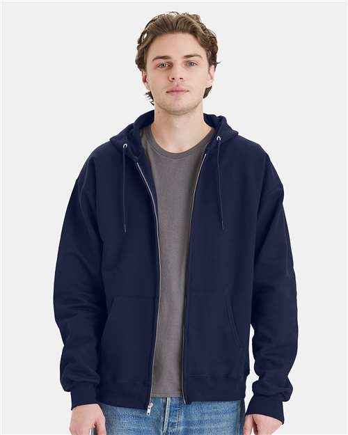 Hanes F280 - Unisex Ultimate Cotton® Full-Zip Hooded Sweatshirt