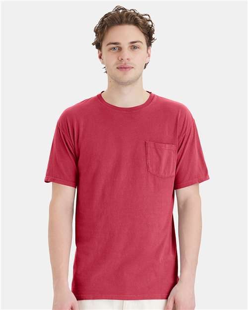 ComfortWash by Hanes GDH150 - Unisex Garment-Dyed Pocket T-Shirt ComfortWash by Hanes