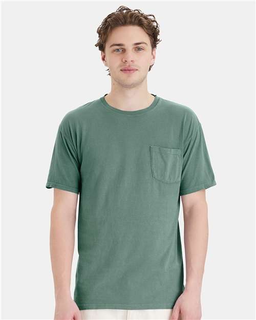 ComfortWash by Hanes GDH150 - Unisex Garment-Dyed Pocket T-Shirt ComfortWash by Hanes