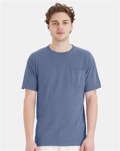 ComfortWash by Hanes GDH150 - Unisex Garment-Dyed Pocket T-Shirt ComfortWash by Hanes