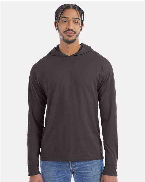 ComfortWash by Hanes GDH280 - Unisex Garment-Dyed Jersey Hooded Long Sleeve T-Shirt