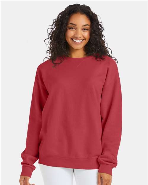 ComfortWash by Hanes GDH400 - Unisex Garment-Dyed Crewneck Sweatshirt ComfortWash by Hanes