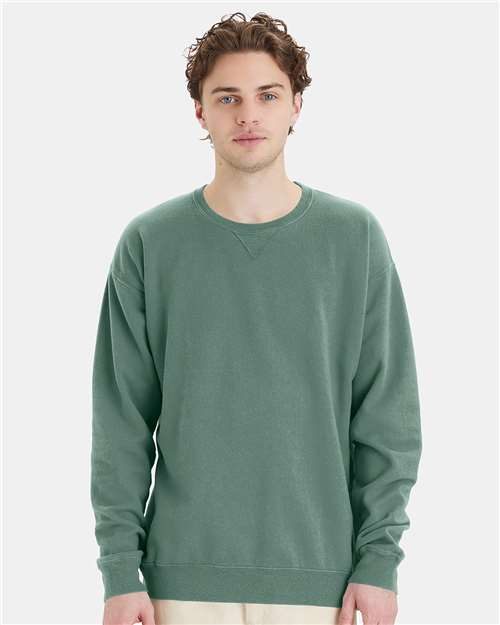 ComfortWash by Hanes GDH400 - Unisex Garment-Dyed Crewneck Sweatshirt ComfortWash by Hanes