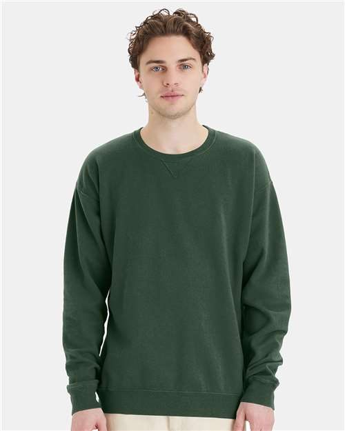 ComfortWash by Hanes GDH400 - Unisex Garment-Dyed Crewneck Sweatshirt ComfortWash by Hanes