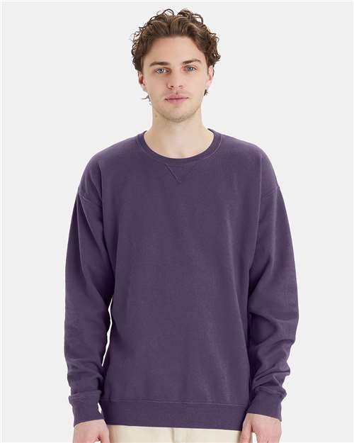 ComfortWash by Hanes GDH400 - Unisex Garment-Dyed Crewneck Sweatshirt ComfortWash by Hanes