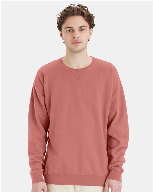 ComfortWash by Hanes GDH400 - Unisex Garment-Dyed Crewneck Sweatshirt ComfortWash by Hanes