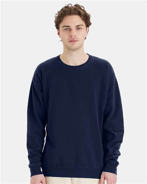ComfortWash by Hanes GDH400 - Unisex Garment-Dyed Crewneck Sweatshirt ComfortWash by Hanes