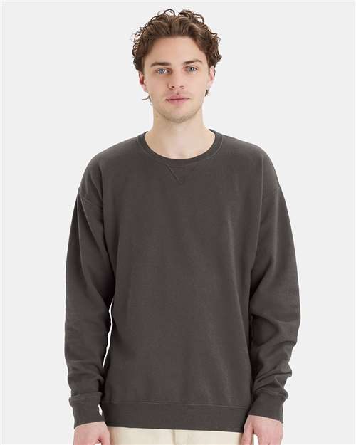 ComfortWash by Hanes GDH400 - Unisex Garment-Dyed Crewneck Sweatshirt ComfortWash by Hanes