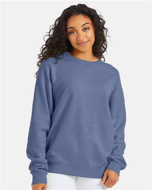 ComfortWash by Hanes GDH400 - Unisex Garment-Dyed Crewneck Sweatshirt ComfortWash by Hanes