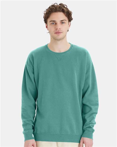 ComfortWash by Hanes GDH400 - Unisex Garment-Dyed Crewneck Sweatshirt ComfortWash by Hanes