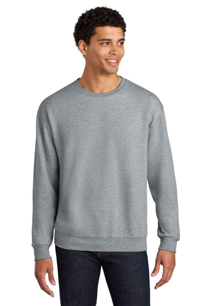 Jerzees IC48M - Ultimate Unisex CVC Ring Spun Crewneck Sweatshirt