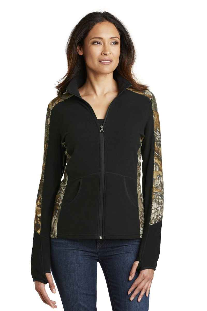 Port Authority L230C - Ladies Camouflage Microfleece Full-Zip Jacket