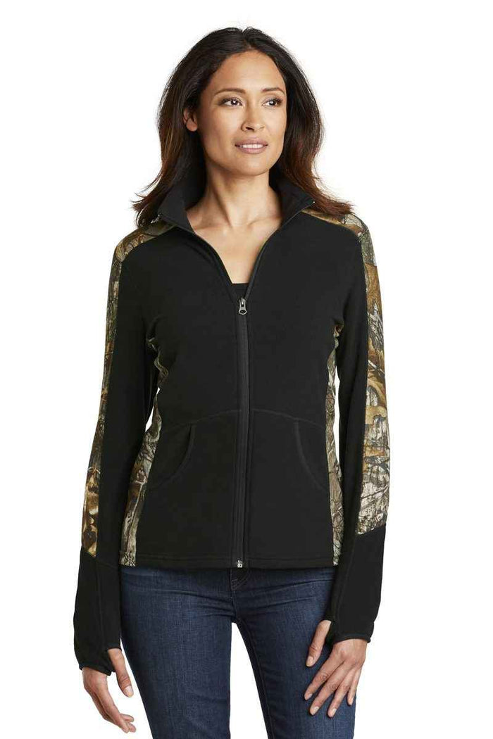 Port Authority L230C - Ladies Camouflage Microfleece Full-Zip Jacket