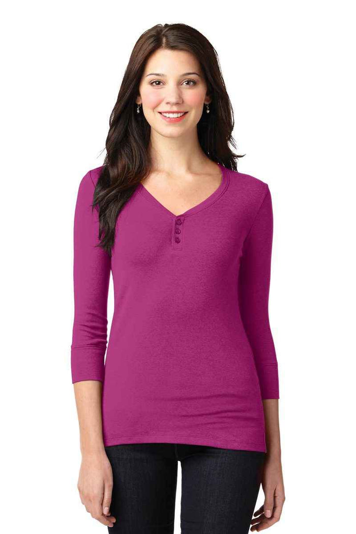 Port Authority LM1007 - Ladies Concept Stretch 3/4-Sleeve Scoop Henley