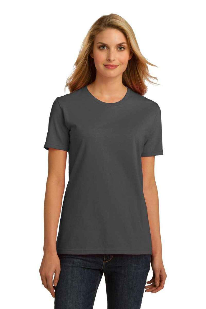 Port & Co LPC150ORG - mpany Ladies Essential 100% Organic Ring Spun Cotton T-Shirt