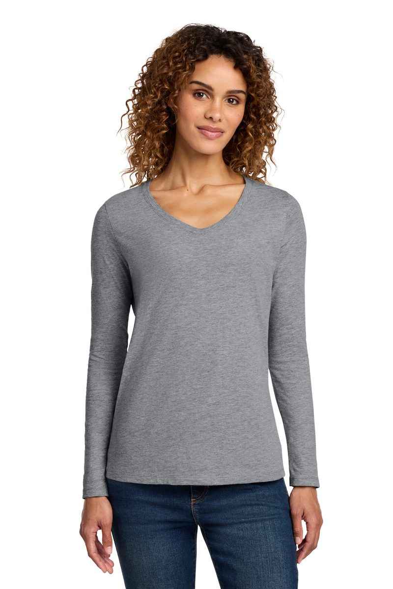 Port & Co LPC450VLS - Women's Long Sleeve Fan Favorite V-Neck Tee