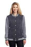 Sport-Tek LST270 - Ladies Fleece Letterman Jacket