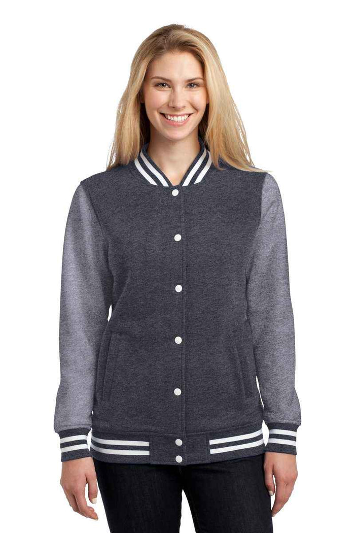 Sport-Tek LST270 - Ladies Fleece Letterman Jacket