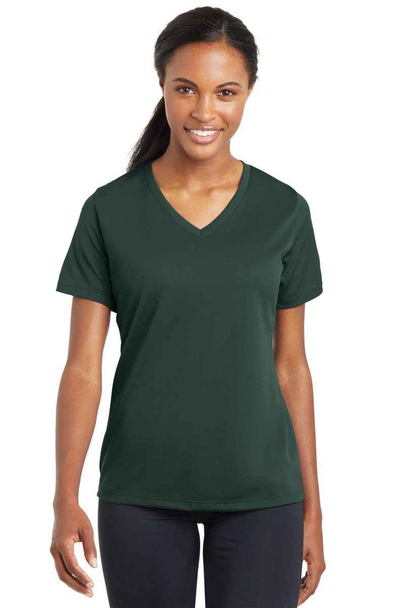 Sport-Tek LST340 - Women's PosiCharge RacerMesh V-Neck Tee