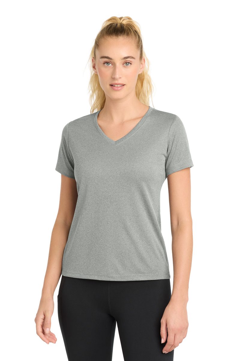 Sport-Tek LST340 - Women's PosiCharge RacerMesh V-Neck Tee Sport-Tek