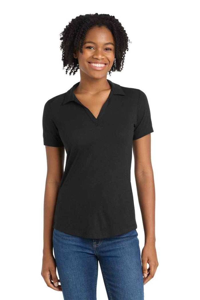 Sport-Tek LST405 - Women's PosiCharge Tri-Blend Wicking Polo
