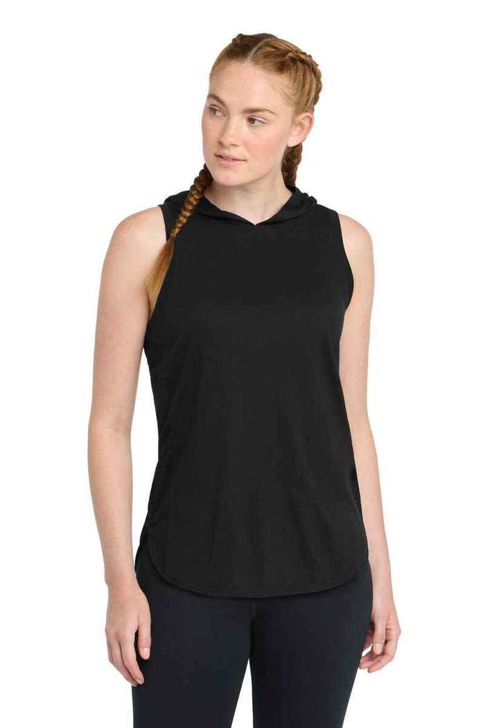 Sport-Tek LST410 - Women's PosiCharge Tri-Blend Wicking Draft Hoodie Tank