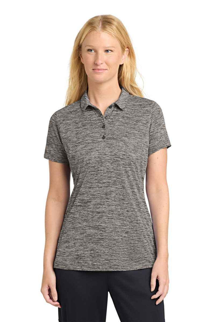 Sport-Tek LST590 - Women's PosiCharge Electric Heather Polo