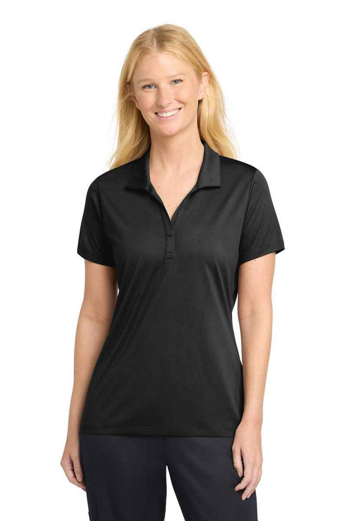 Sport-Tek LST630 - Women's Embossed PosiCharge Tough Polo