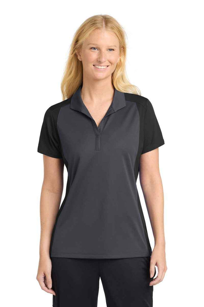 Sport-Tek LST652 - Women's Colorblock Micropique Sport-Wick Polo