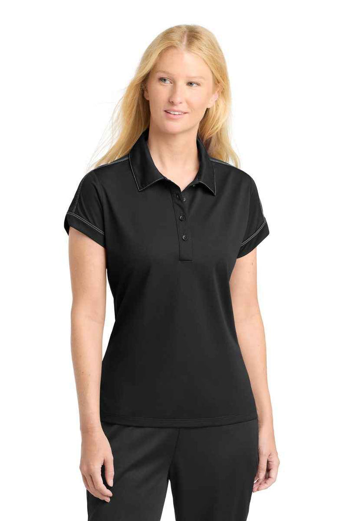 Sport-Tek LST659 - Women's Contrast Stitch Micropique Sport-Wick Polo