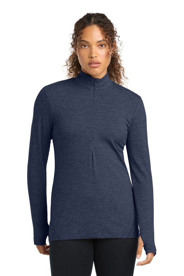 Sport-Tek LST711 - Women's Exchange 1.5 Long Sleeve 1/2-Zip