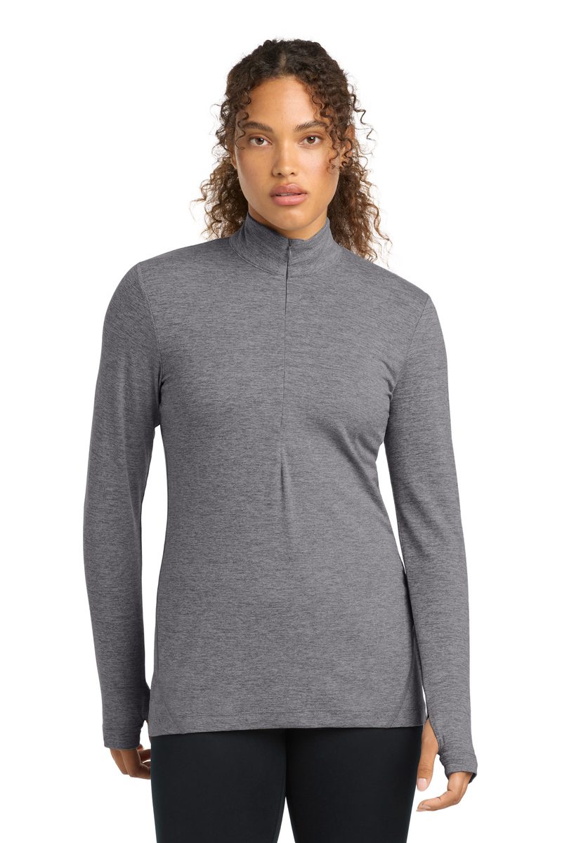 Sport-Tek LST711 - Women's Exchange 1.5 Long Sleeve 1/2-Zip Sport-Tek