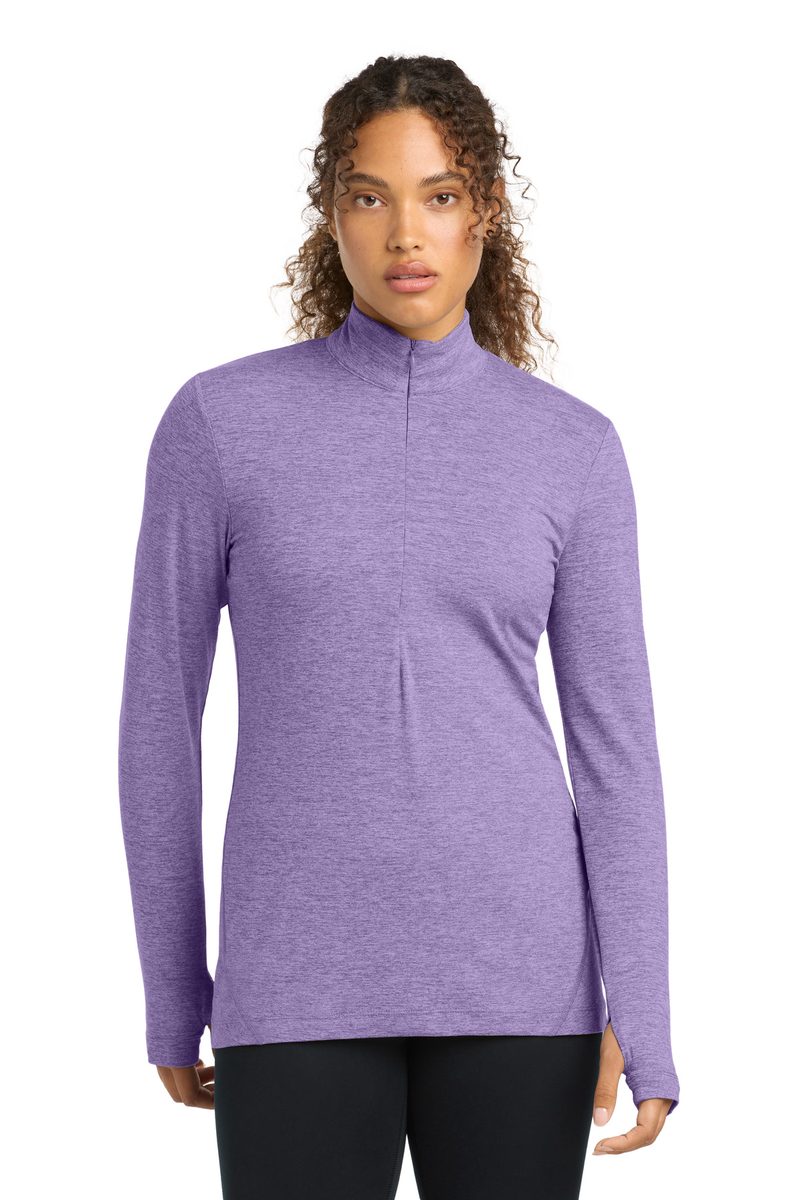 Sport-Tek LST711 - Women's Exchange 1.5 Long Sleeve 1/2-Zip Sport-Tek