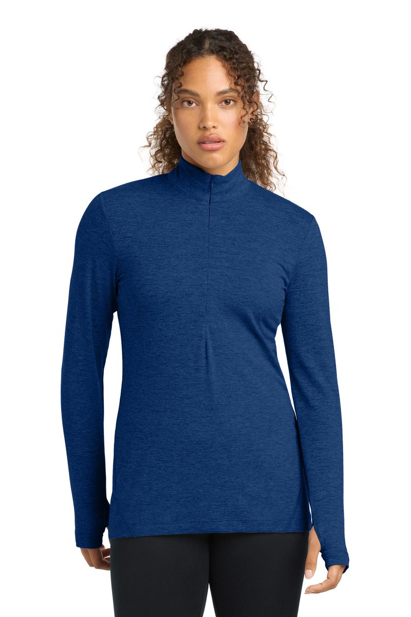 Sport-Tek LST711 - Women's Exchange 1.5 Long Sleeve 1/2-Zip Sport-Tek