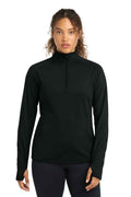Sport-Tek LST850 - Women's Sport-Wick Stretch 1/4-Zip Pullover