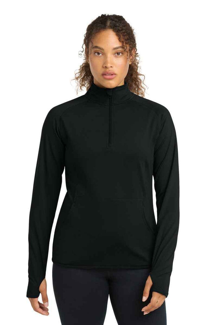 Sport-Tek LST850 - Women's Sport-Wick Stretch 1/4-Zip Pullover