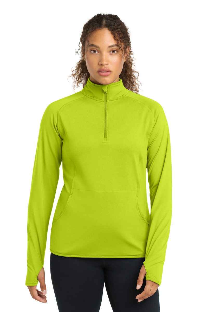 Sport-Tek LST850 - Women's Sport-Wick Stretch 1/4-Zip Pullover