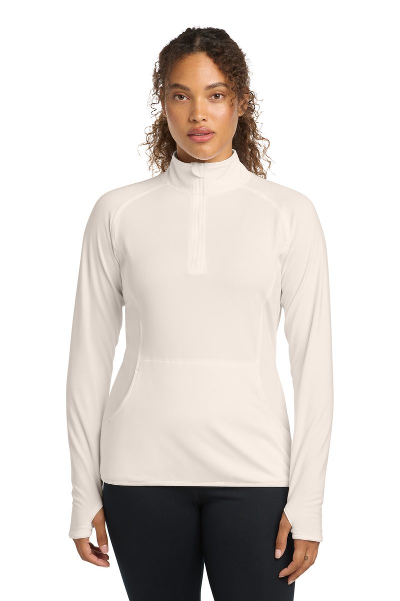 Sport-Tek LST850 - Women's Sport-Wick Stretch 1/4-Zip Pullover Sport-Tek