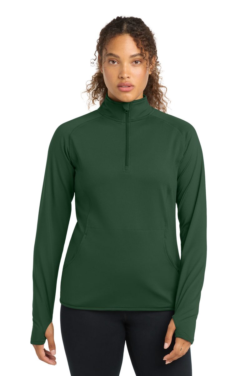 Sport-Tek LST850 - Women's Sport-Wick Stretch 1/4-Zip Pullover Sport-Tek