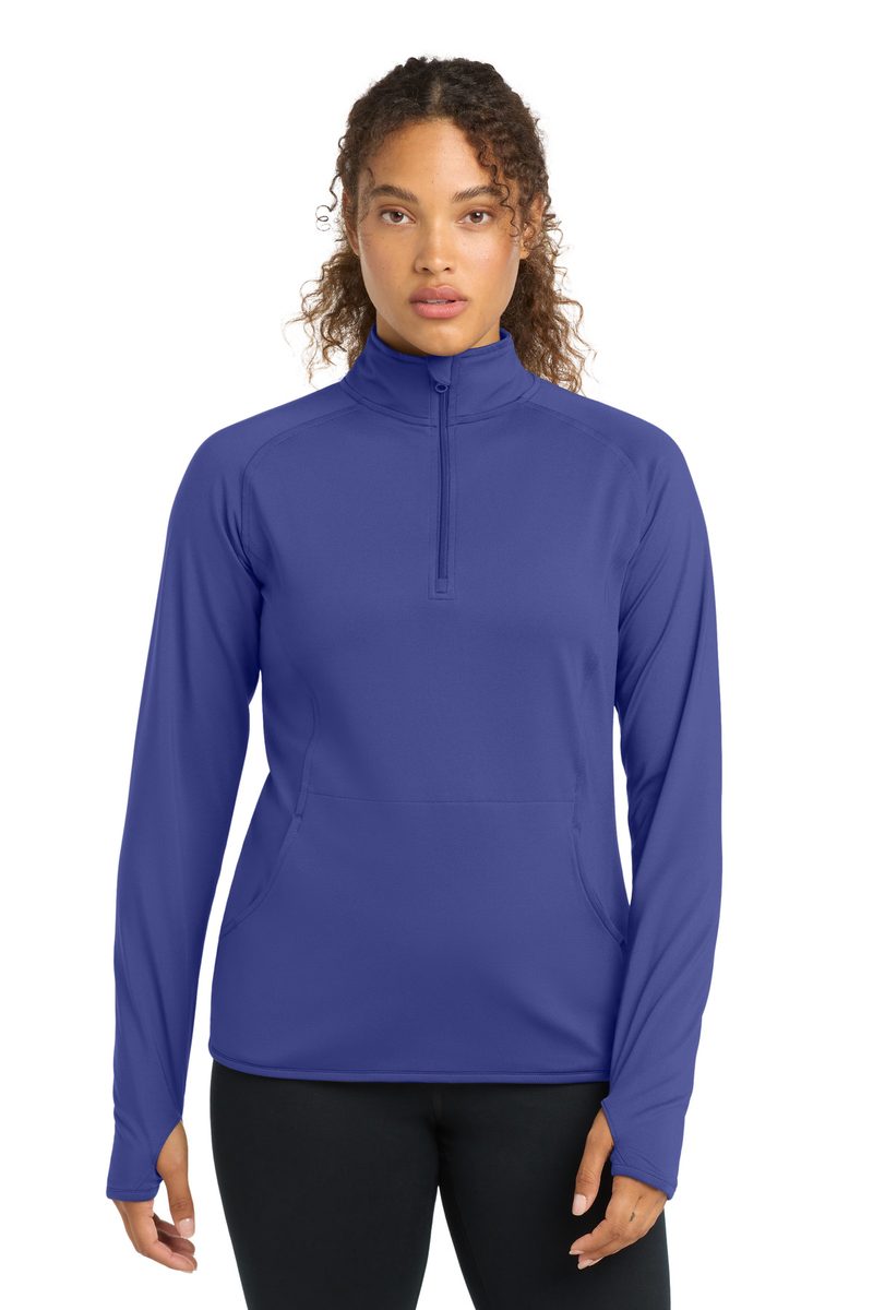 Sport-Tek LST850 - Women's Sport-Wick Stretch 1/4-Zip Pullover Sport-Tek