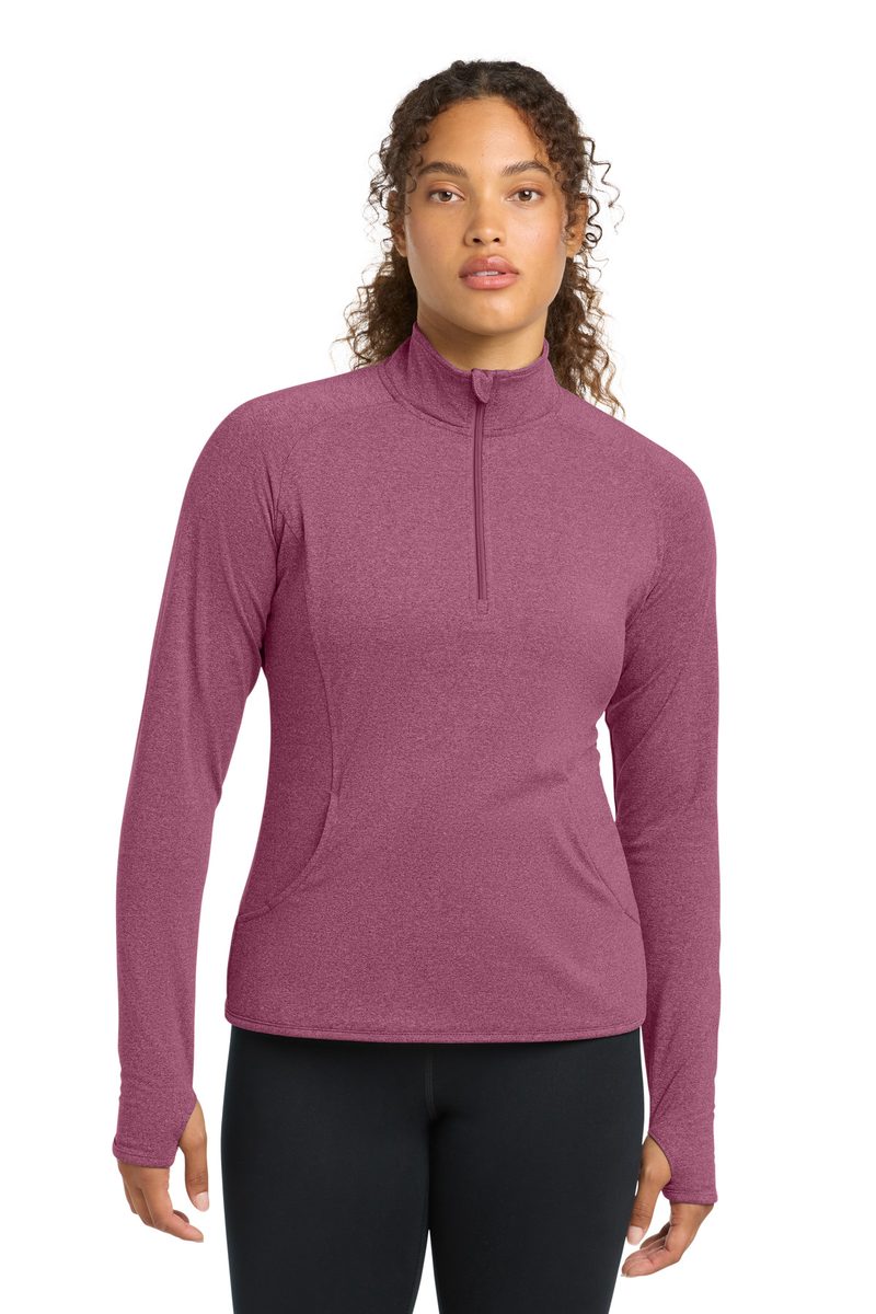 Sport-Tek LST850 - Women's Sport-Wick Stretch 1/4-Zip Pullover Sport-Tek