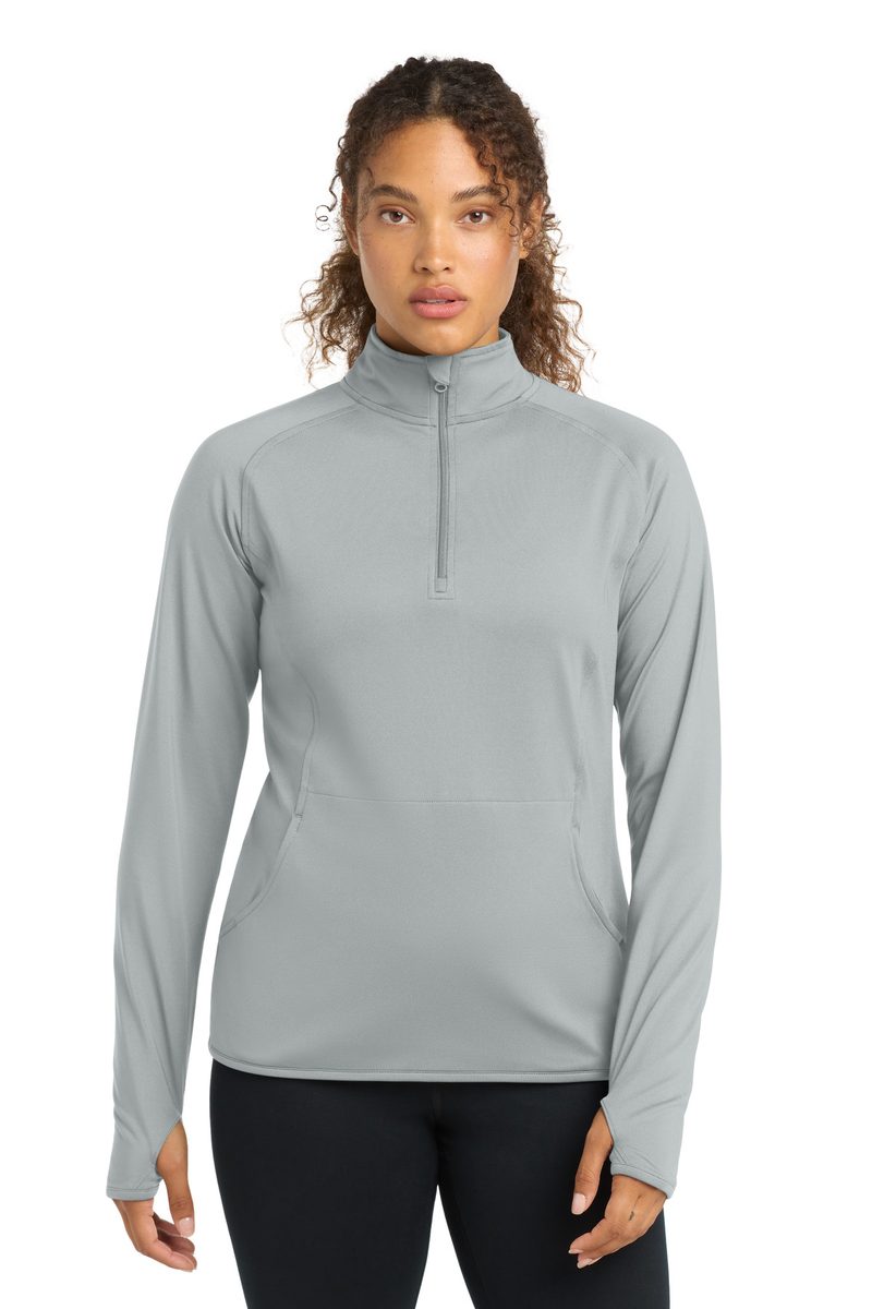 Sport-Tek LST850 - Women's Sport-Wick Stretch 1/4-Zip Pullover Sport-Tek