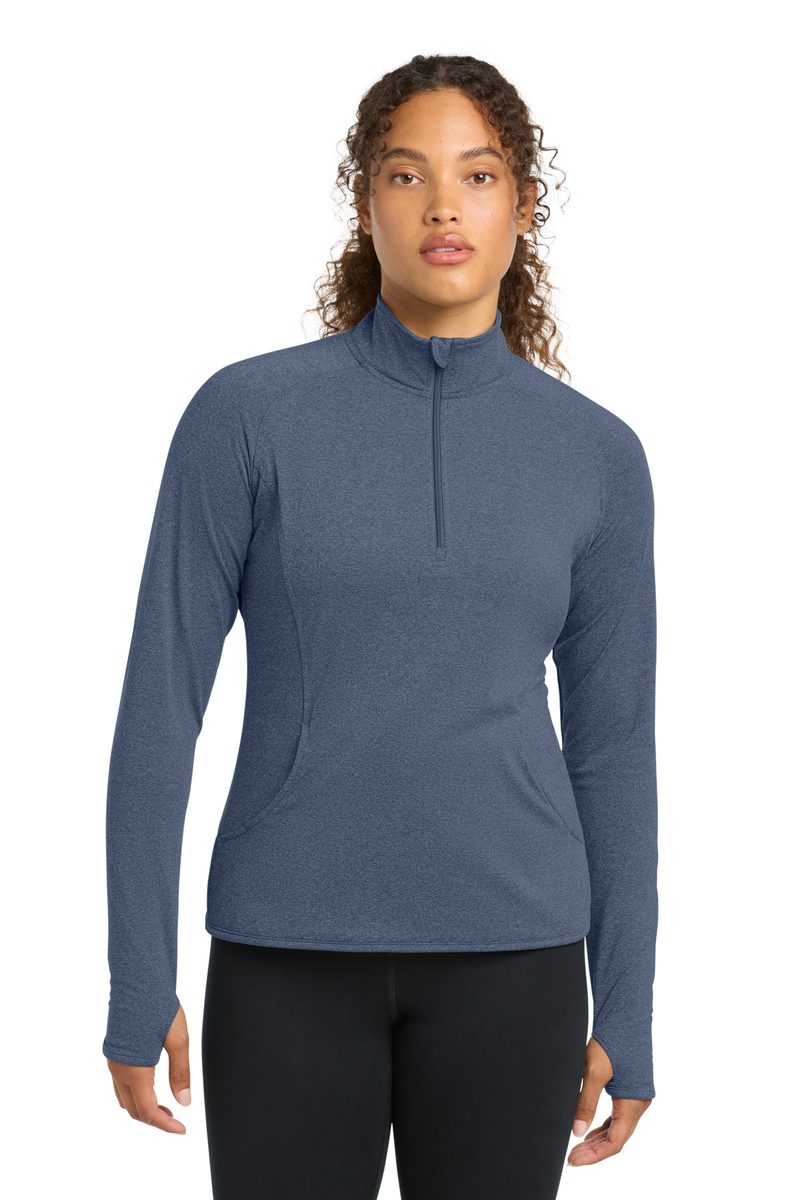 Sport-Tek LST850 - Women's Sport-Wick Stretch 1/4-Zip Pullover Sport-Tek