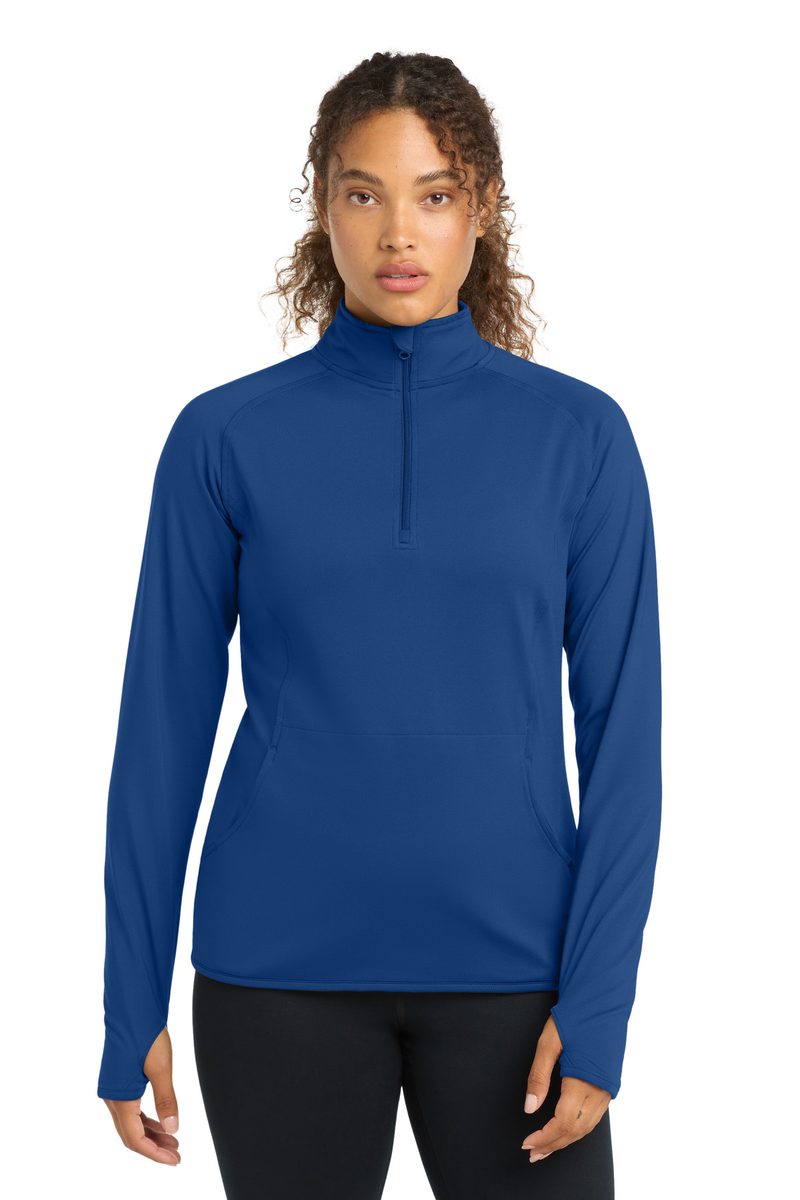 Sport-Tek LST850 - Women's Sport-Wick Stretch 1/4-Zip Pullover Sport-Tek