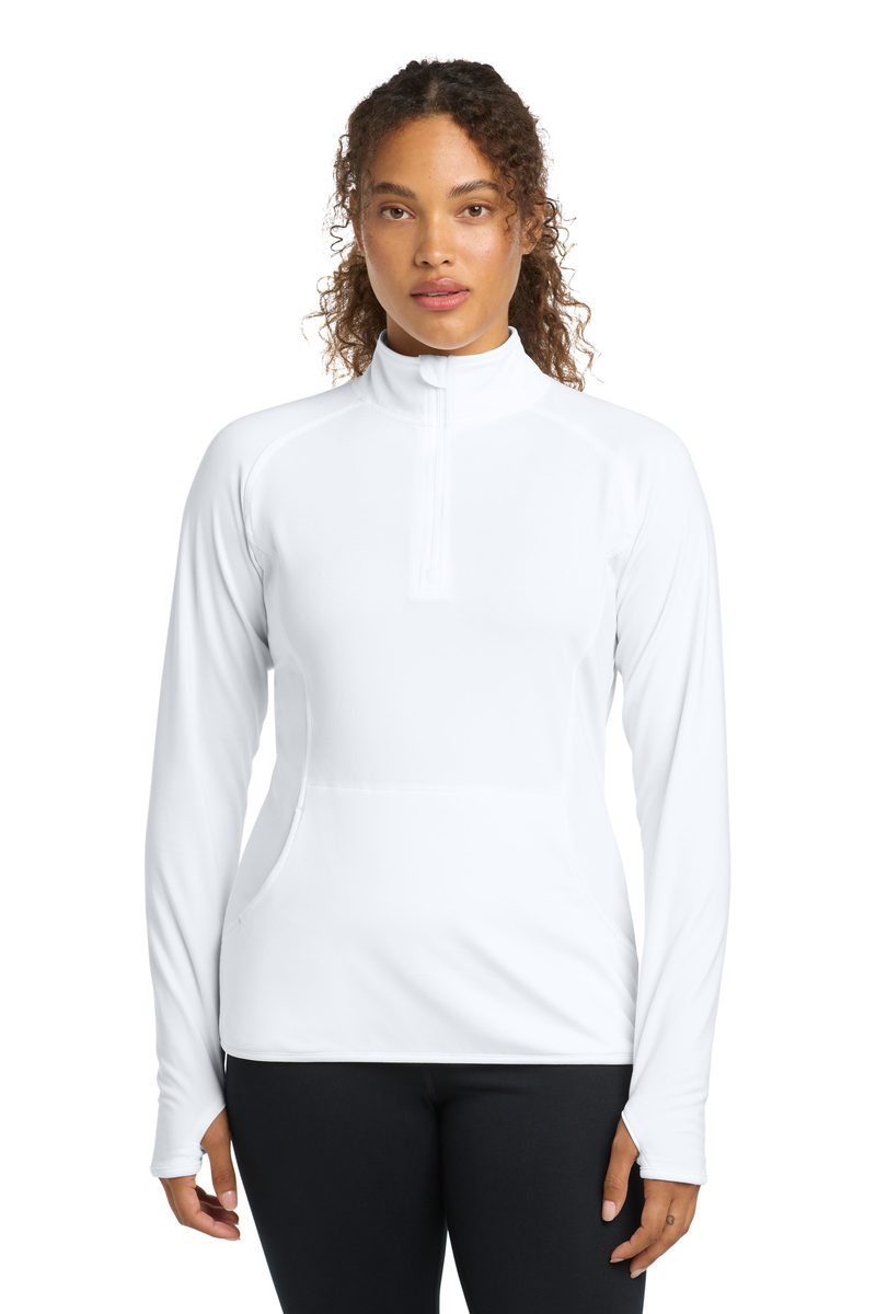 Sport-Tek LST850 - Women's Sport-Wick Stretch 1/4-Zip Pullover Sport-Tek