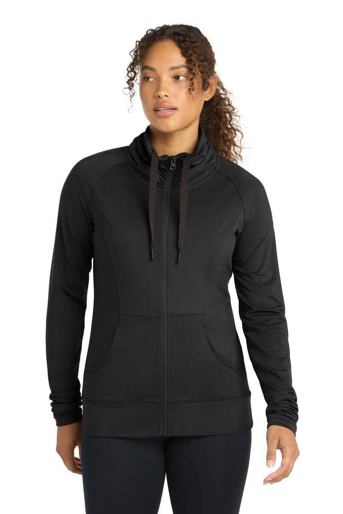 Sport-Tek LST852 - Women's Sport-Wick Stretch Full-Zip Jacket