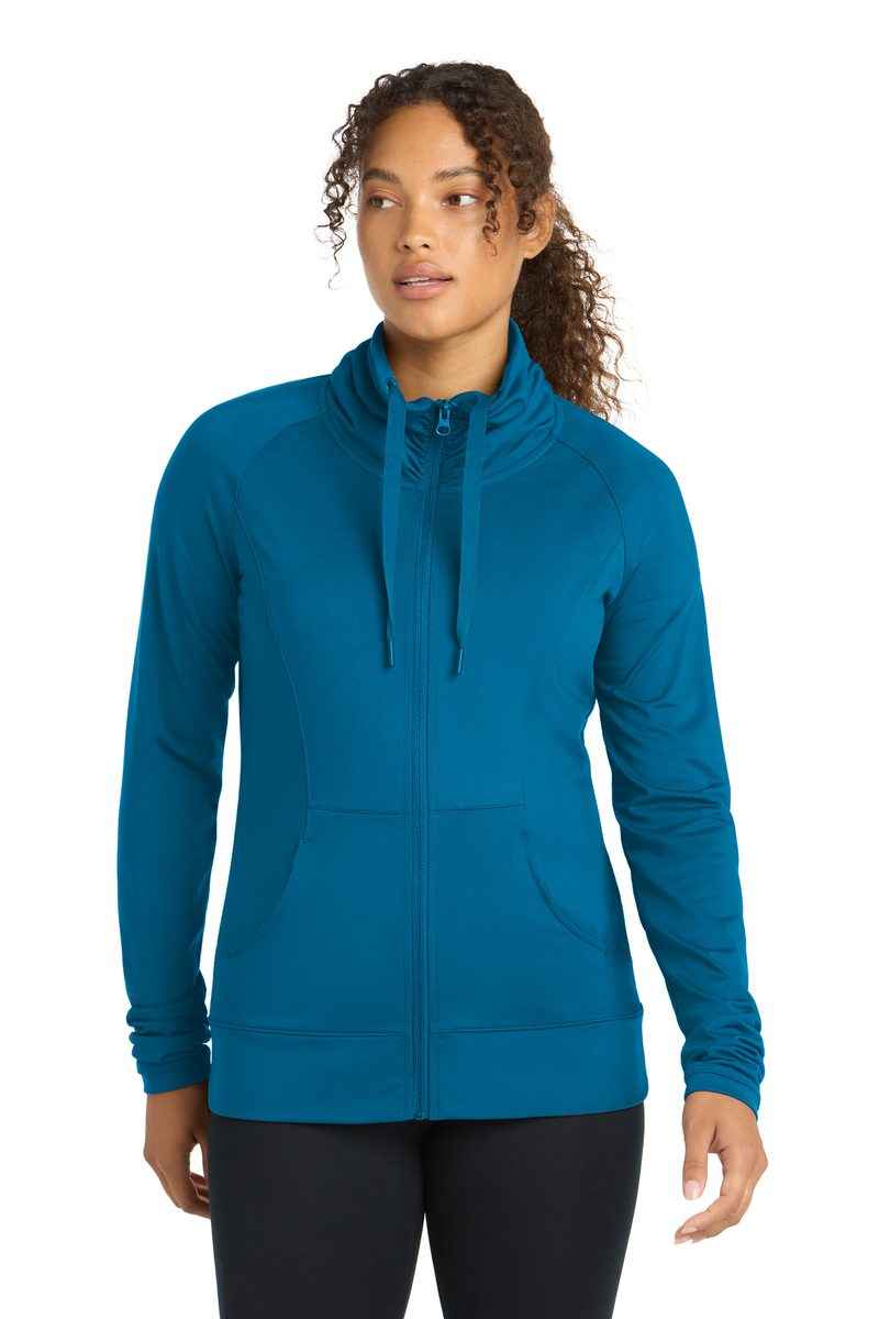 Sport-Tek LST852 - Women's Sport-Wick Stretch Full-Zip Jacket