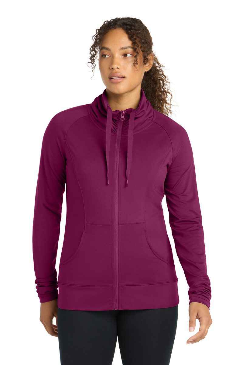 Sport-Tek LST852 - Women's Sport-Wick Stretch Full-Zip Jacket