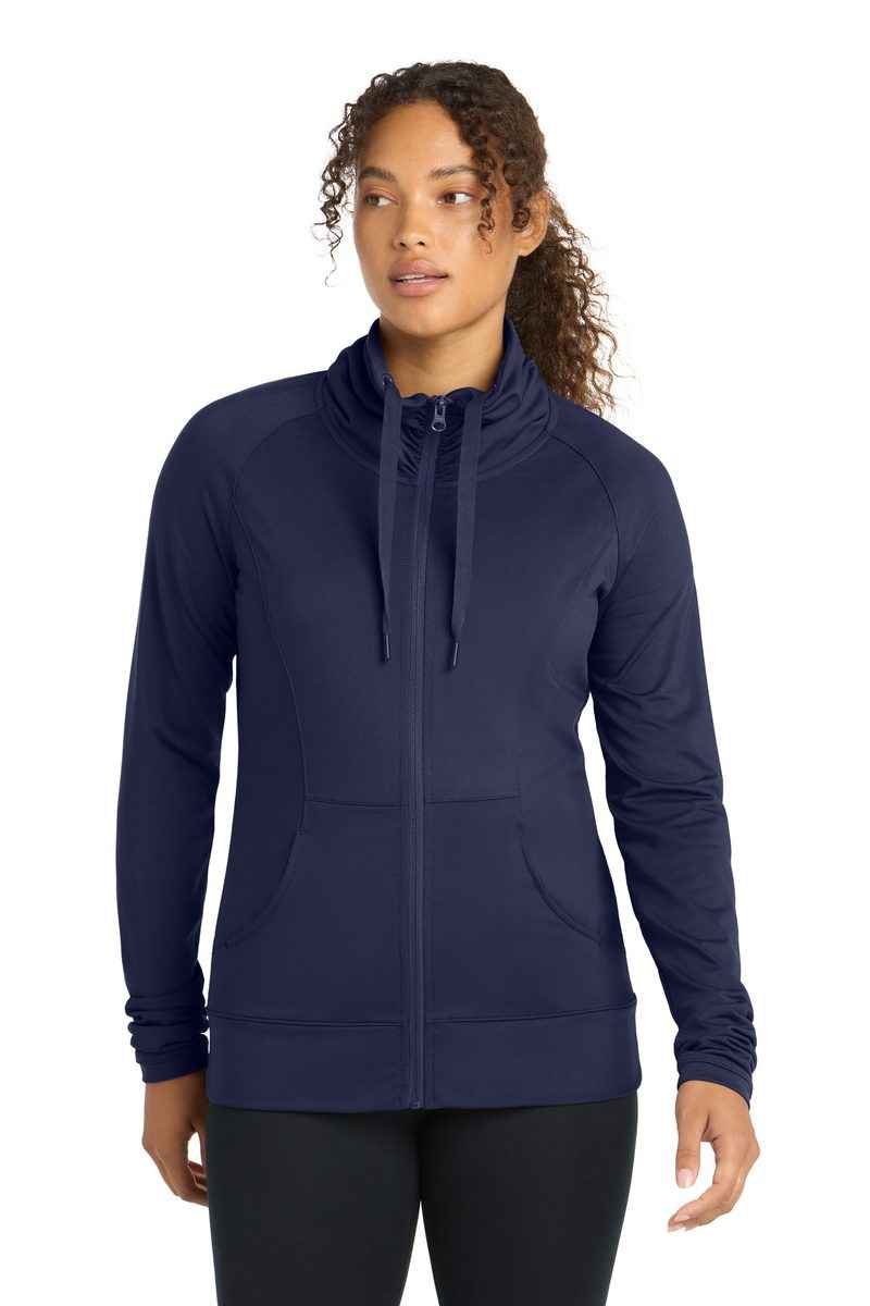 Sport-Tek LST852 - Women's Sport-Wick Stretch Full-Zip Jacket